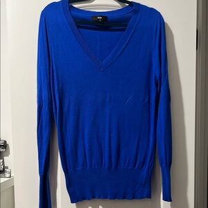Wilfred Royal Blue V-Neck Sweater
